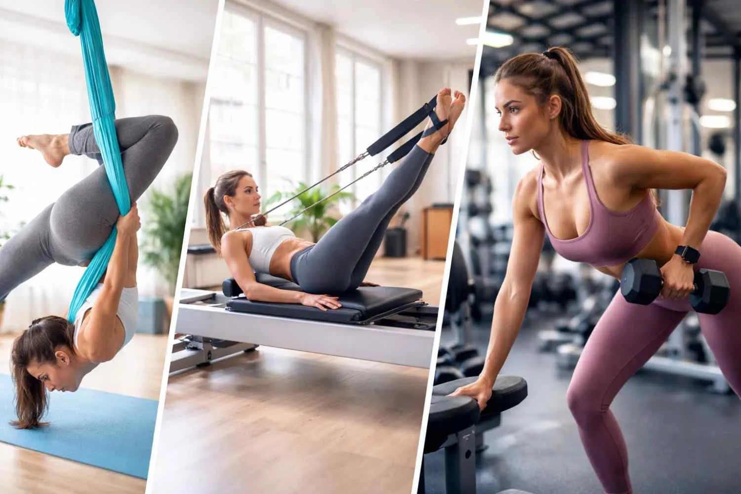 Aerial Yoga vs Pilates vs Gym: Which Is Better for Fitness?